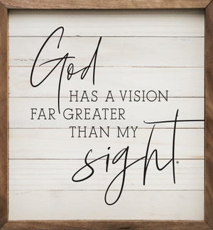 God Has A Vision Whitewash